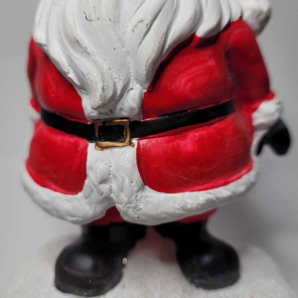 Santa Christmas Stocking Holders 2 Festive Figurines - Picture 8 of 11